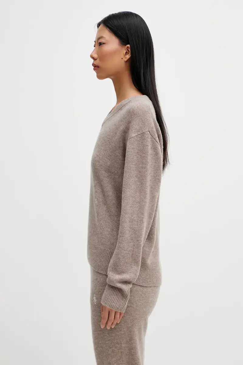 maglione con lana SRC Cashmere Beige miniatura 2