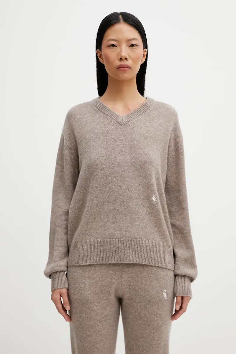 maglione con lana SRC Cashmere Beige