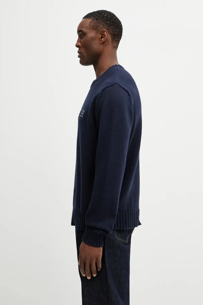 maglione in cotone S&R Nautical Cotton Blu navy miniatura 2