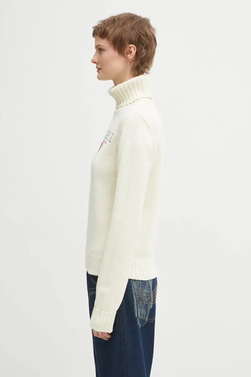 maglione in cotone S&R Nautical Knitted Beige miniatura 2