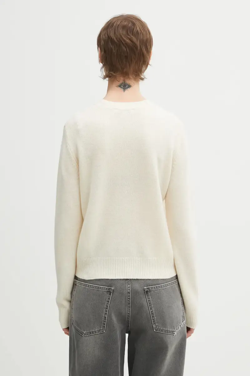 maglione in lana SRC Cashmere Beige miniatura 3