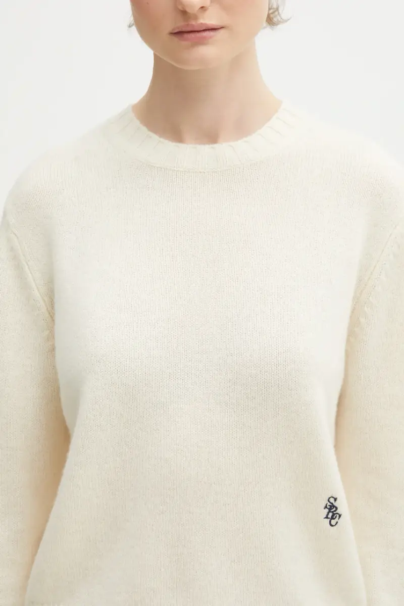 maglione in lana SRC Cashmere Beige miniatura 4