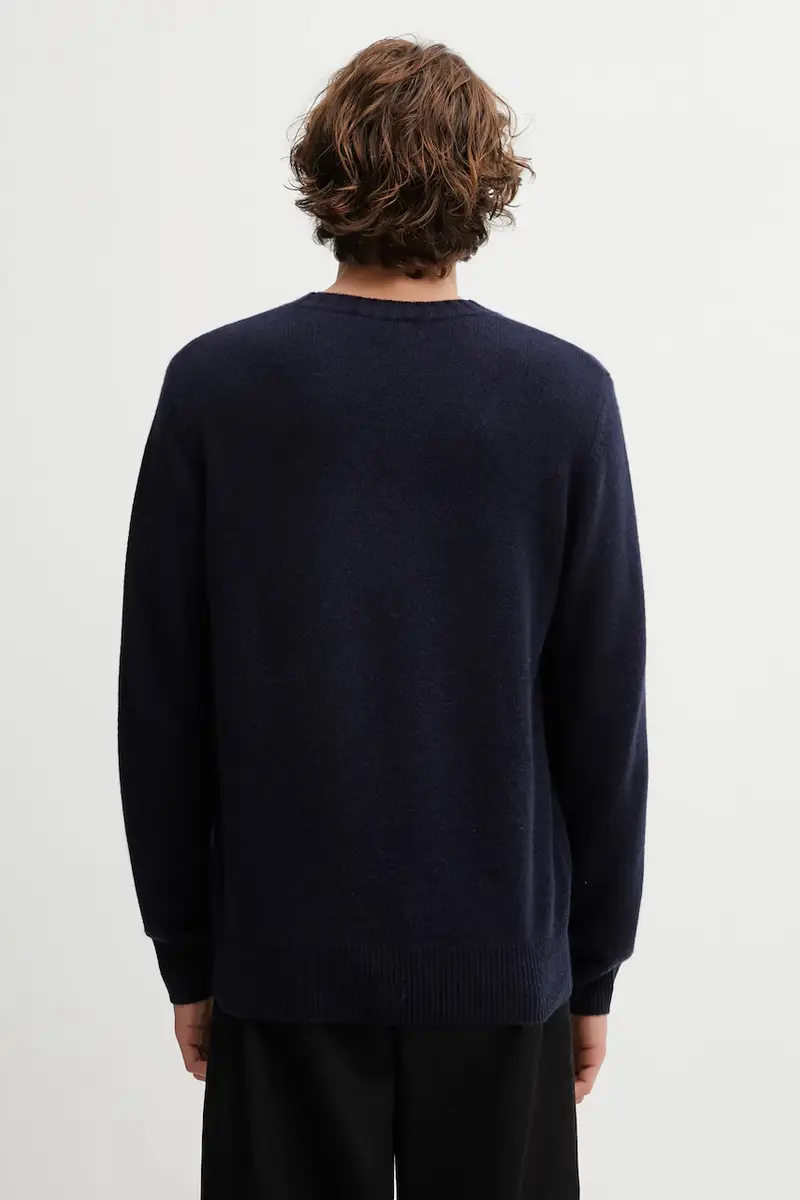 maglione in lana SRC Cashmere Blu navy miniatura 3