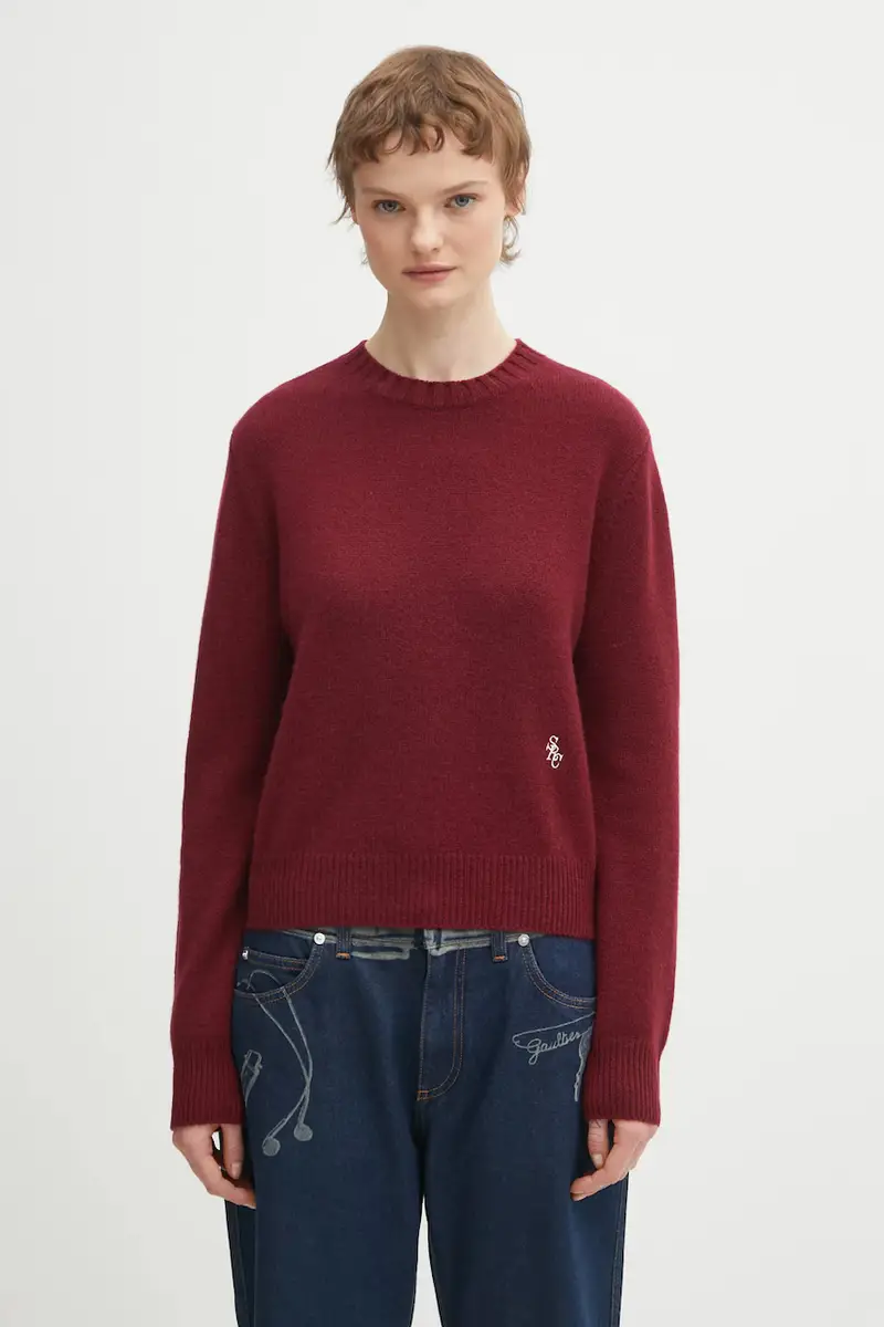 maglione in lana SRC Cashmere Granata