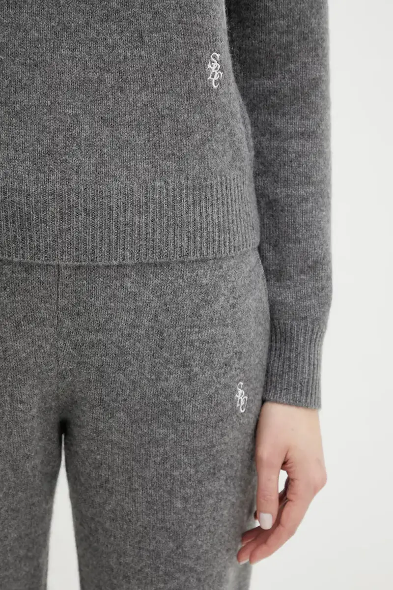 maglione in lana SRC Cashmere Grigio miniatura 4