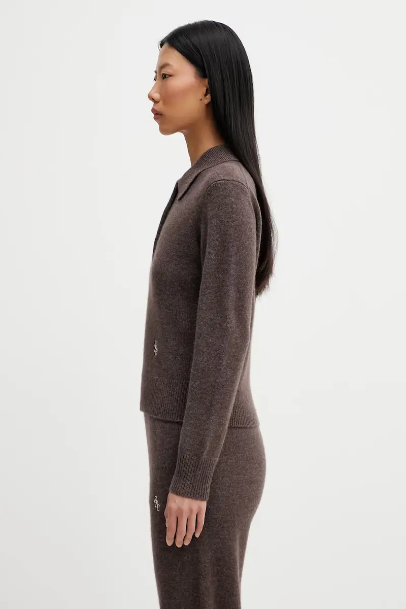 maglione in lana SRC Cashmere Marrone miniatura 2