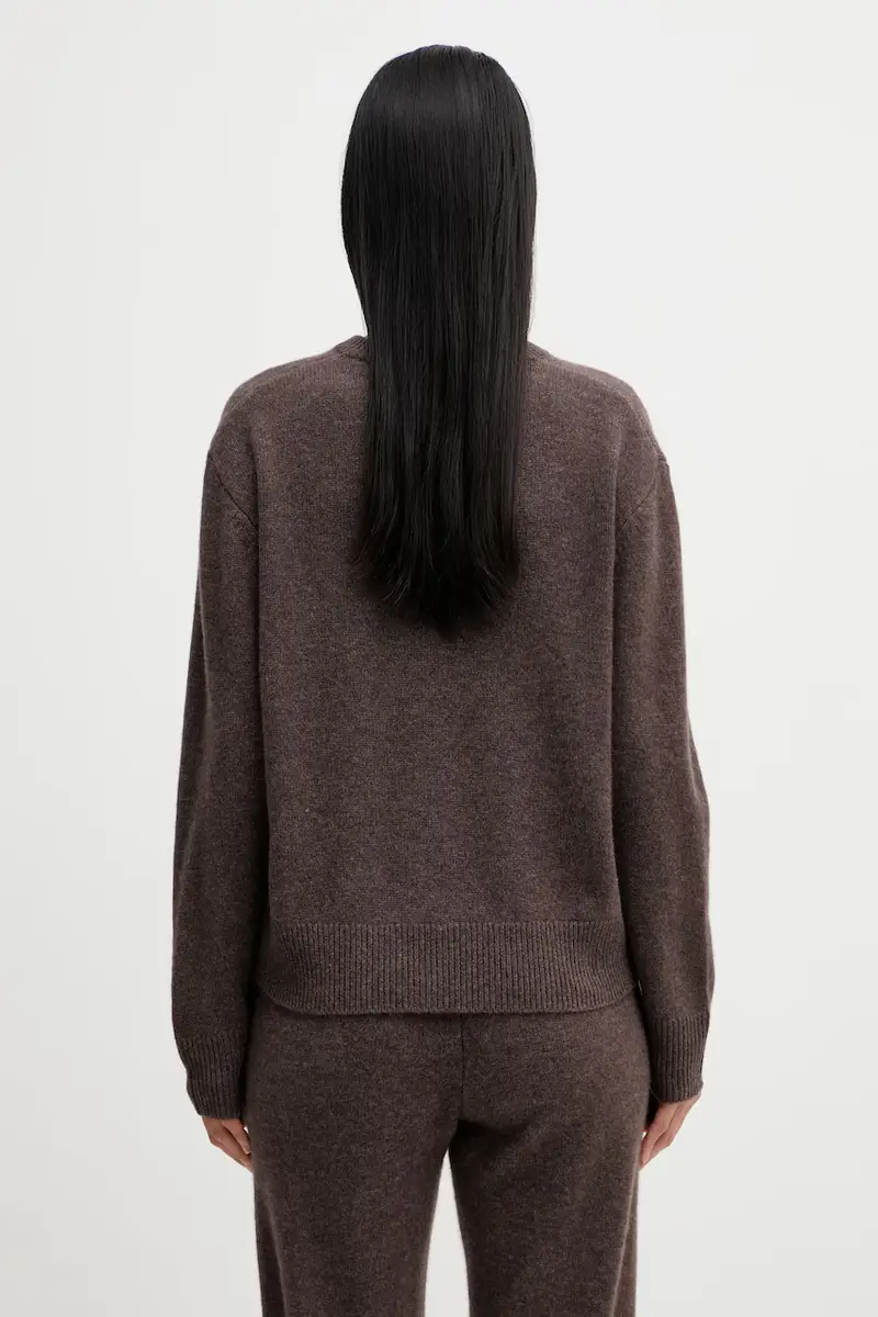 maglione in lana SRC Cashmere Marrone miniatura 3