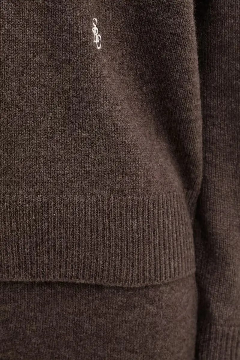 maglione in lana SRC Cashmere Marrone miniatura 4