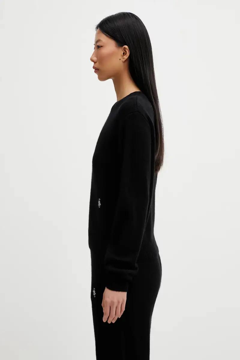 maglione in lana SRC Cashmere Nero miniatura 2