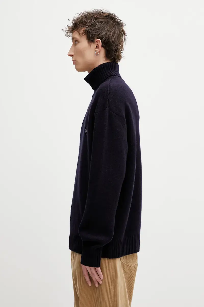 maglione in lana SRC Wool Blu navy miniatura 2