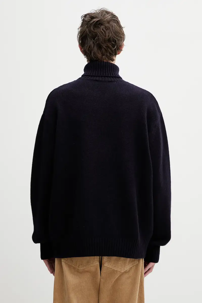maglione in lana SRC Wool Blu navy miniatura 3