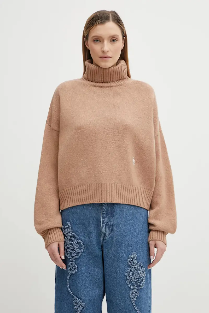 maglione in lana SRC Wool Marrone