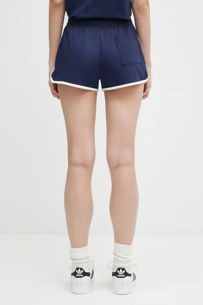 pantaloncini Crown Tennis Pique donna colore blu navy con applicazione SH050621304BL107 miniatura 3