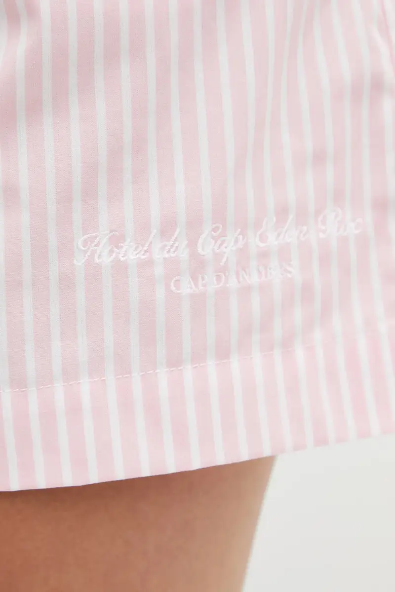 pantaloncini in cotone Eden Script Poplin donna colore rosa SH01260673ST64 miniatura 4