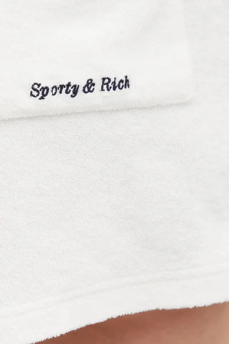 pantaloncini in cotone Eden Script Terry donna colore bianco SH00160673WH01 miniatura 4