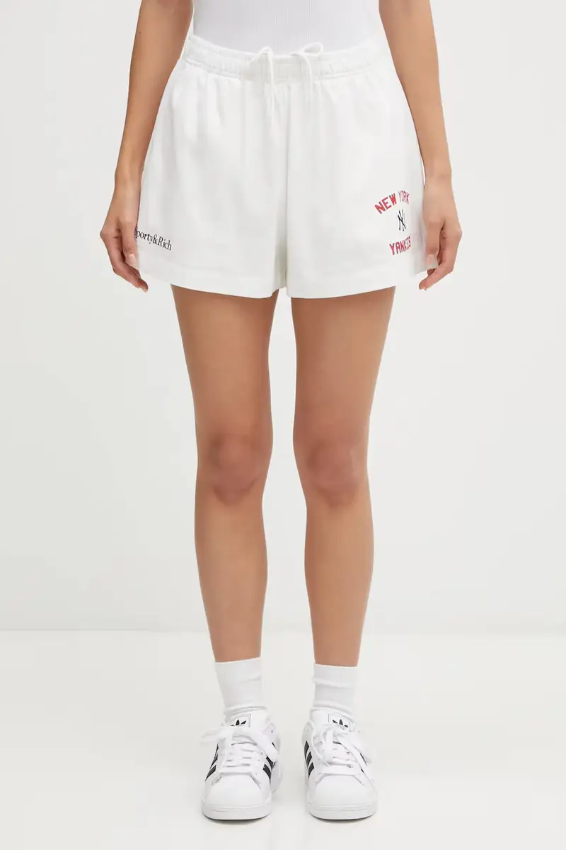 pantaloncini in cotone Homerun Disco donna colore bianco SH037623632WH01