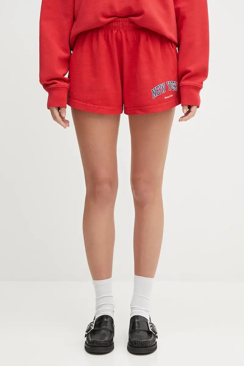 pantaloncini in cotone New York Ivy Disco donna colore rosso SH037602077RE15