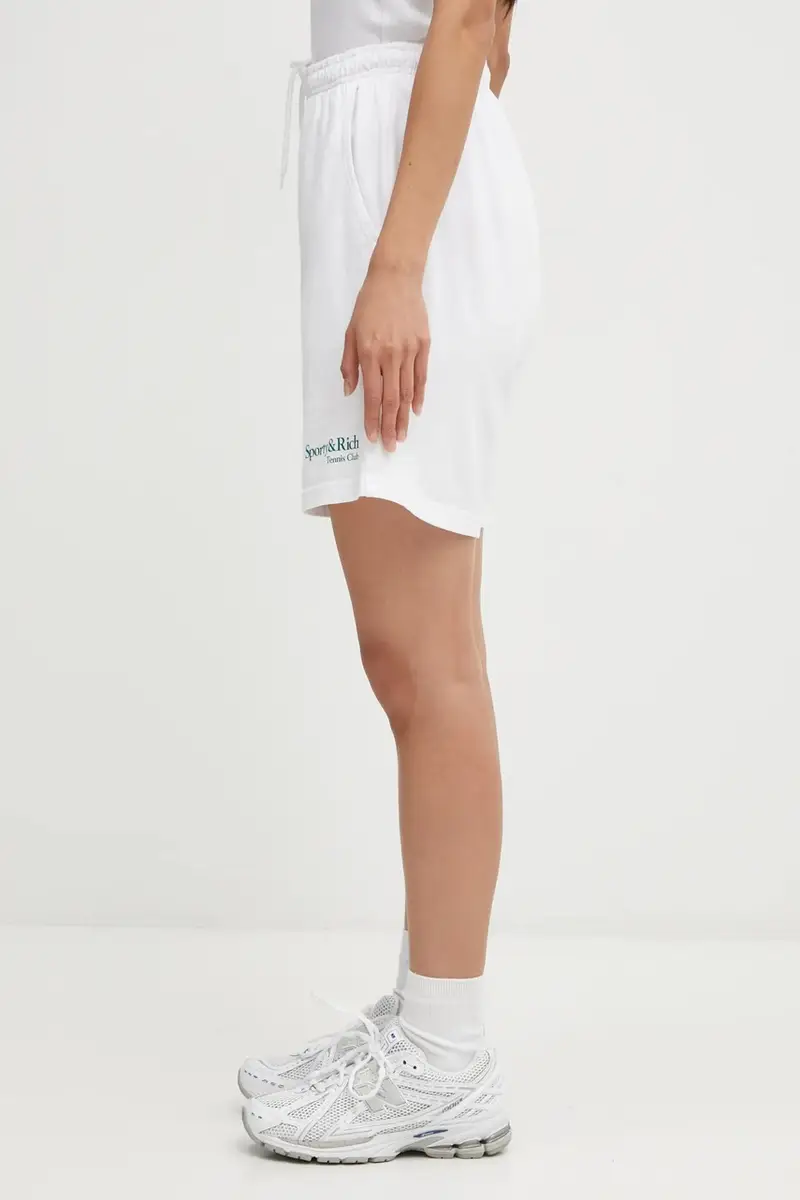 pantaloncini in cotone Play Tennis Gym colore bianco SH039621425WH01 miniatura 2