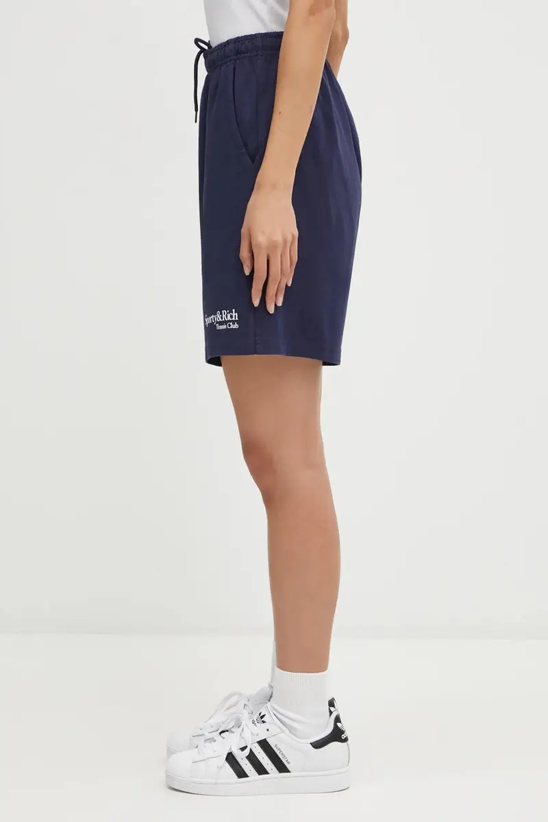 pantaloncini in cotone Play Tennis Gym donna colore blu navy SH039621425BL106 miniatura 2