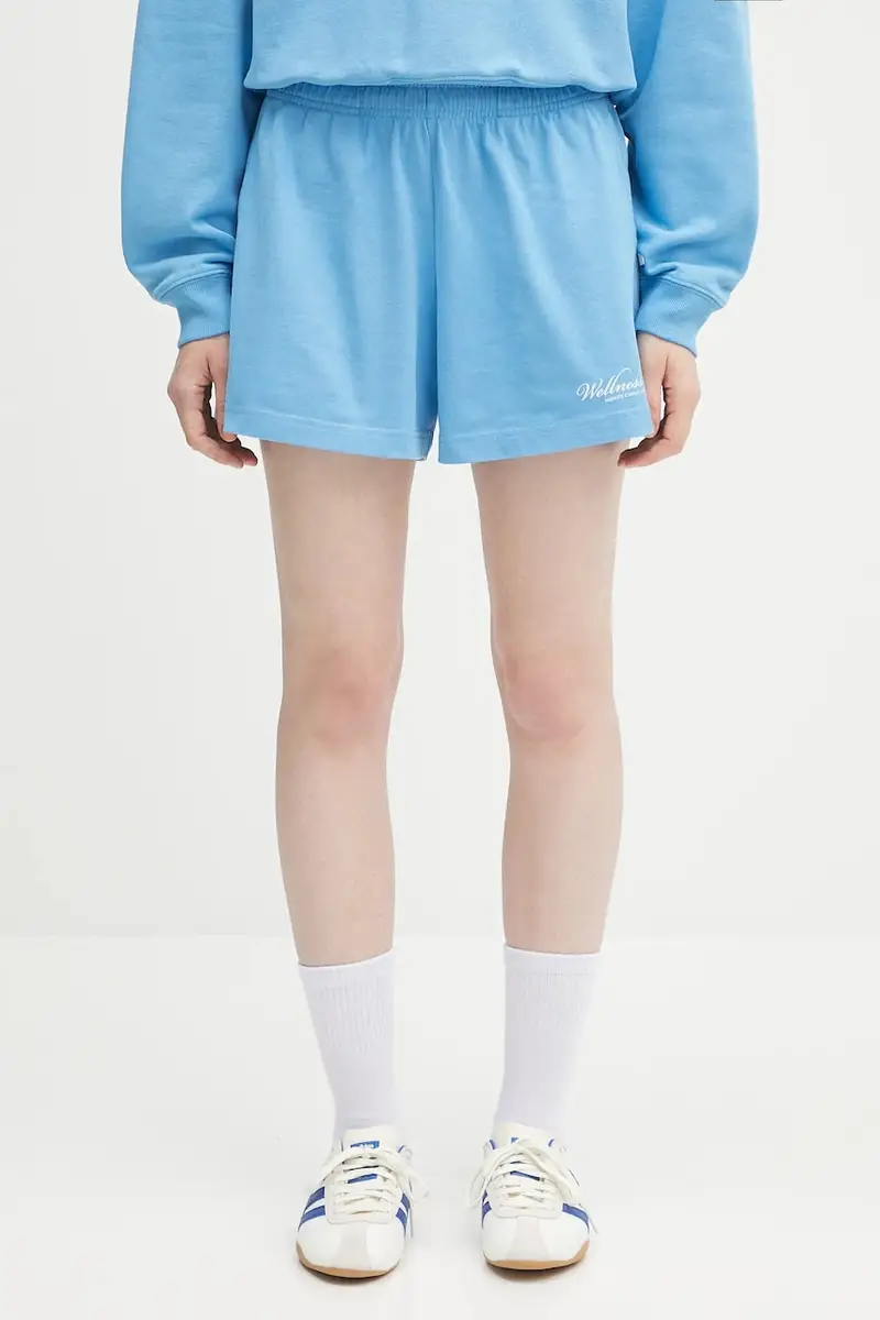 pantaloncini in cotone Wellness Club Mc Disco donna colore blu SH037620081BL24