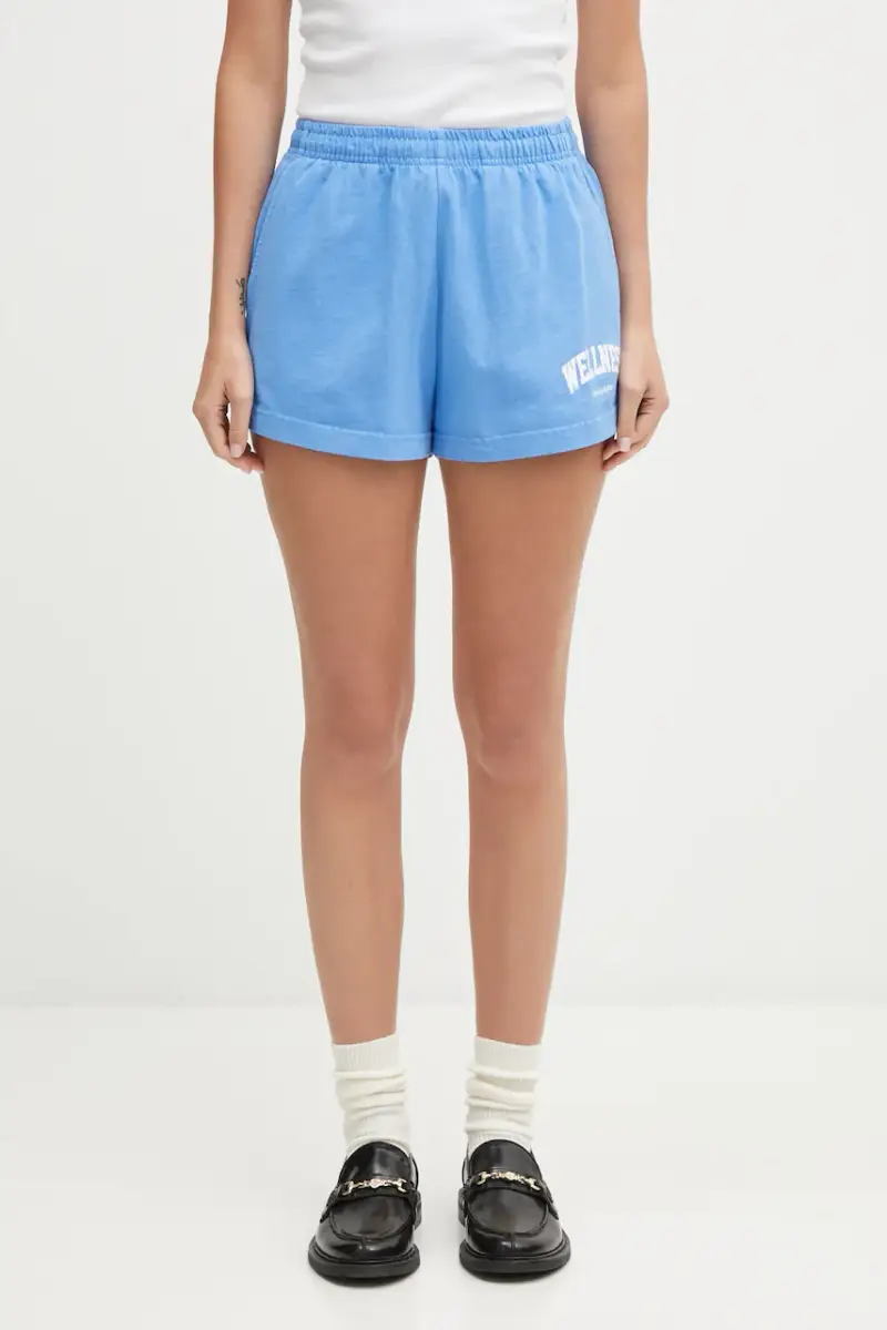 pantaloncini in cotone Wellness Ivy Disco donna colore blu SH037621001BL102