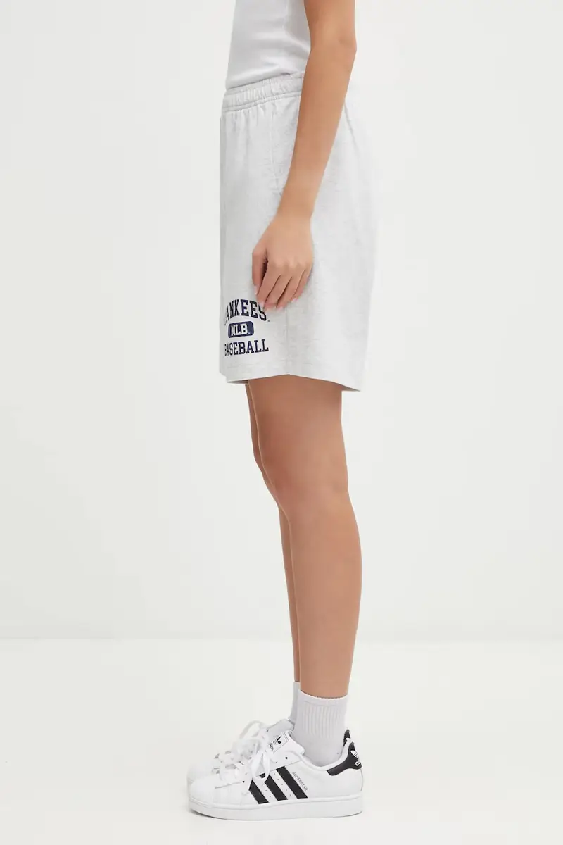 pantaloncini in cotone Yankees Ivy Gym donna colore grigio SH039623660GY03 miniatura 2