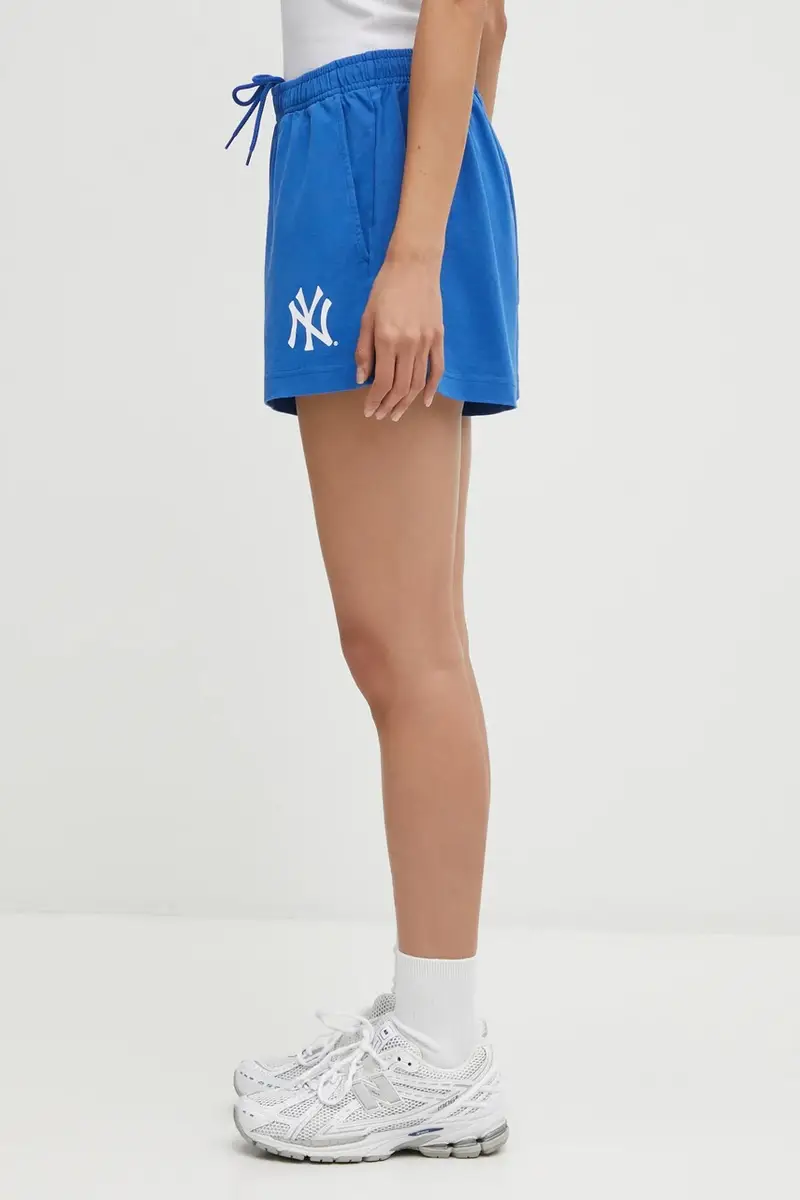 pantaloncini in cotone Yankees Serif Disco donna colore blu SH037623631BL120 miniatura 2
