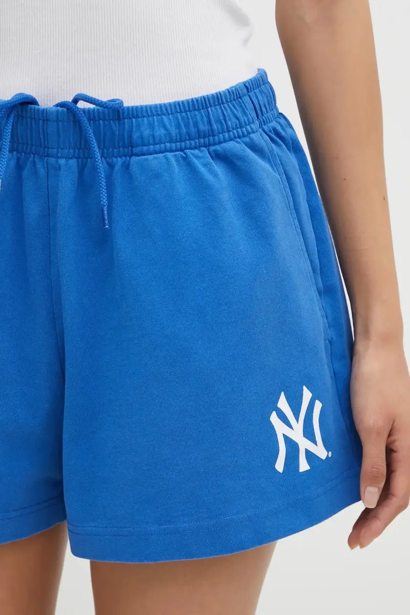 pantaloncini in cotone Yankees Serif Disco donna colore blu SH037623631BL120 miniatura 4