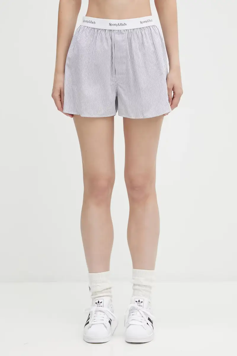 pantaloncini in cotone Yankees Serif donna colore blu SH004623631ST09