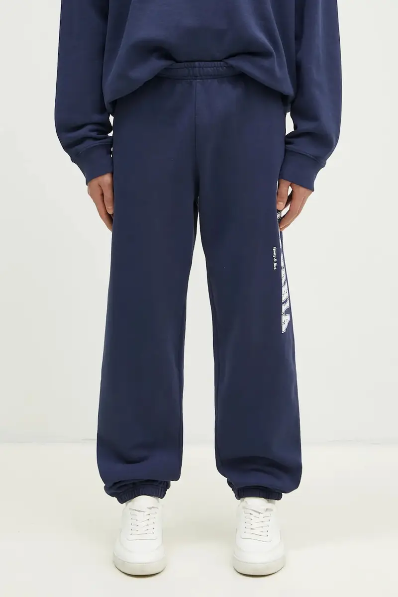 pantaloni della tuta di cotone California colore blu navy PA036516501BL32