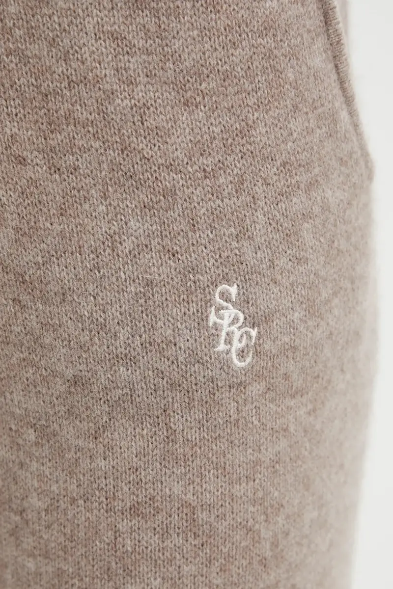 pantaloni in lana SRC Cashmere Beige miniatura 4