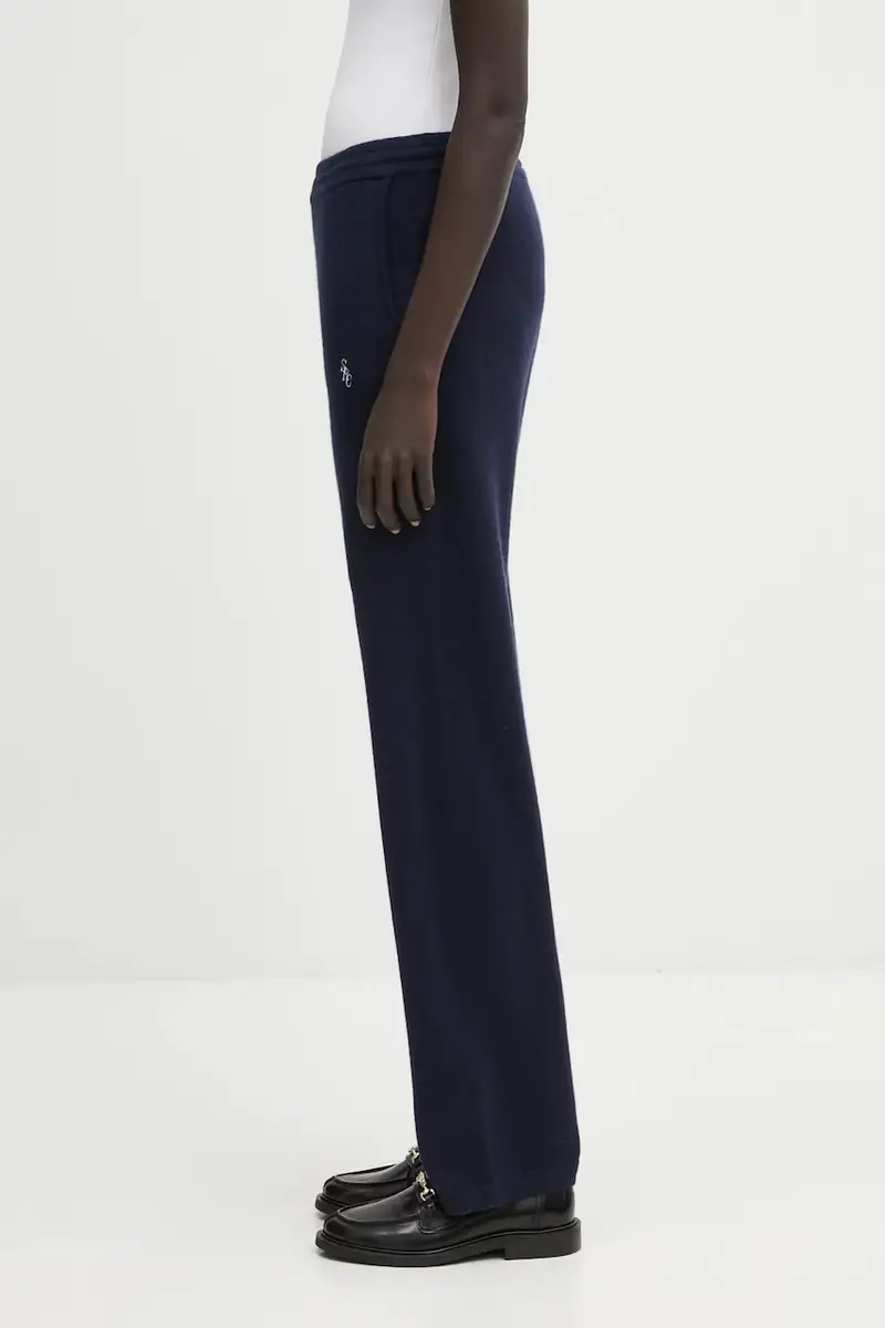 pantaloni in lana SRC Cashmere donna colore blu navy PA02764302BL106 miniatura 2