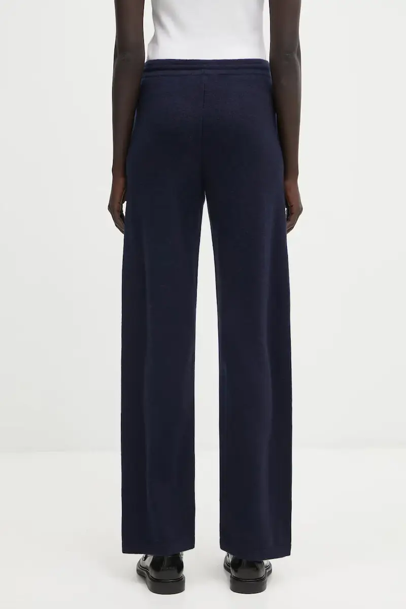 pantaloni in lana SRC Cashmere donna colore blu navy PA02764302BL106 miniatura 3