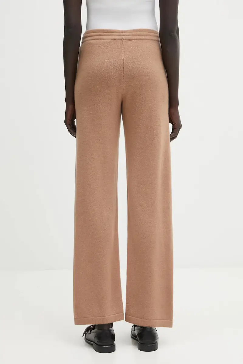 pantaloni in lana SRC Cashmere donna colore marrone PA02764302BE02 miniatura 3