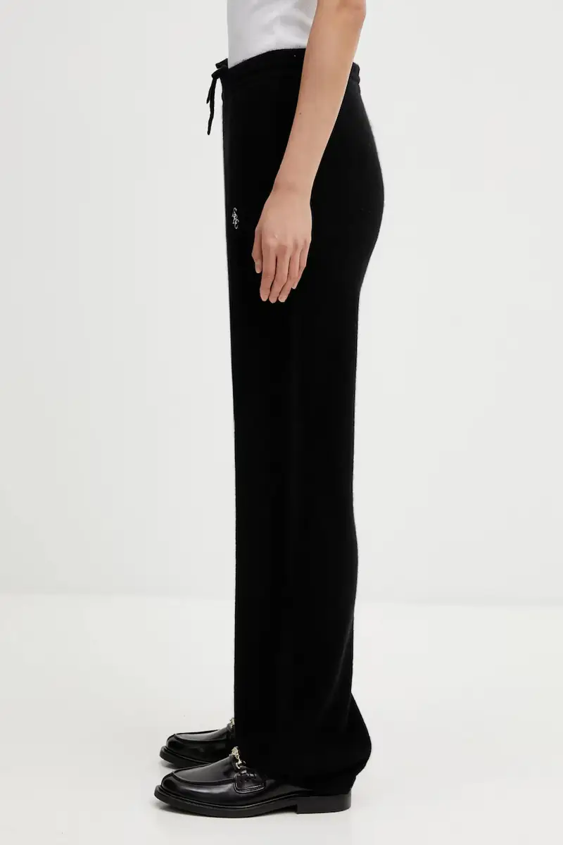 pantaloni in lana SRC Cashmere Nero miniatura 2