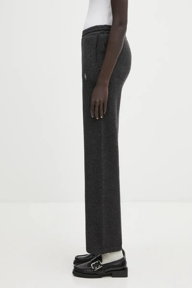 pantaloni SRC Cashmere donna colore grigio PA02764302GY11 miniatura 2