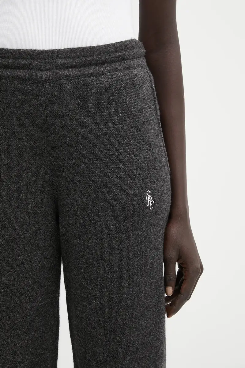 pantaloni SRC Cashmere donna colore grigio PA02764302GY11 miniatura 4