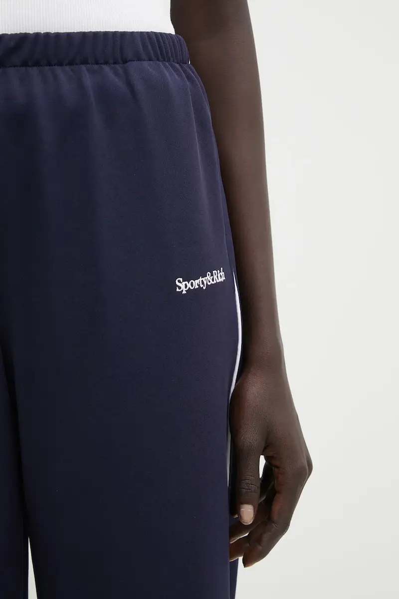 pantaloni tuta Serif Logo Retro Track donna colore blu navy con applicazione PA05464300BL107 miniatura 4