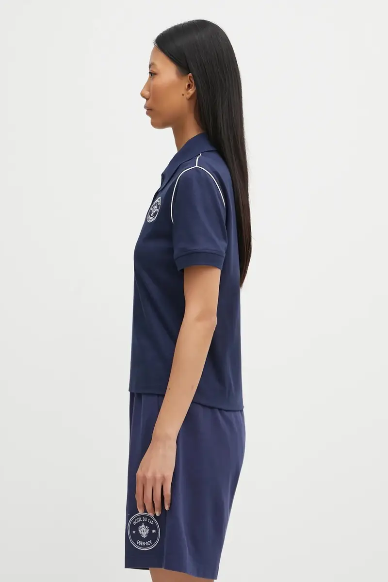 Sporty & Rich Polo Donna Blu 3376315 miniatura 2