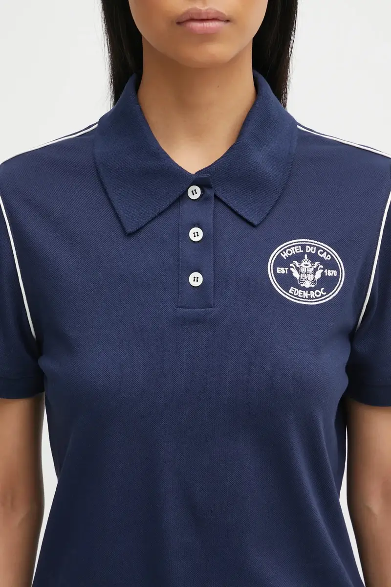 Sporty & Rich Polo Donna Blu 3376315 miniatura 4