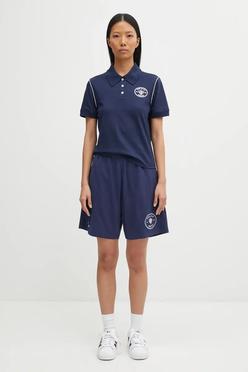Sporty & Rich Polo Donna Blu 3376315 miniatura 5