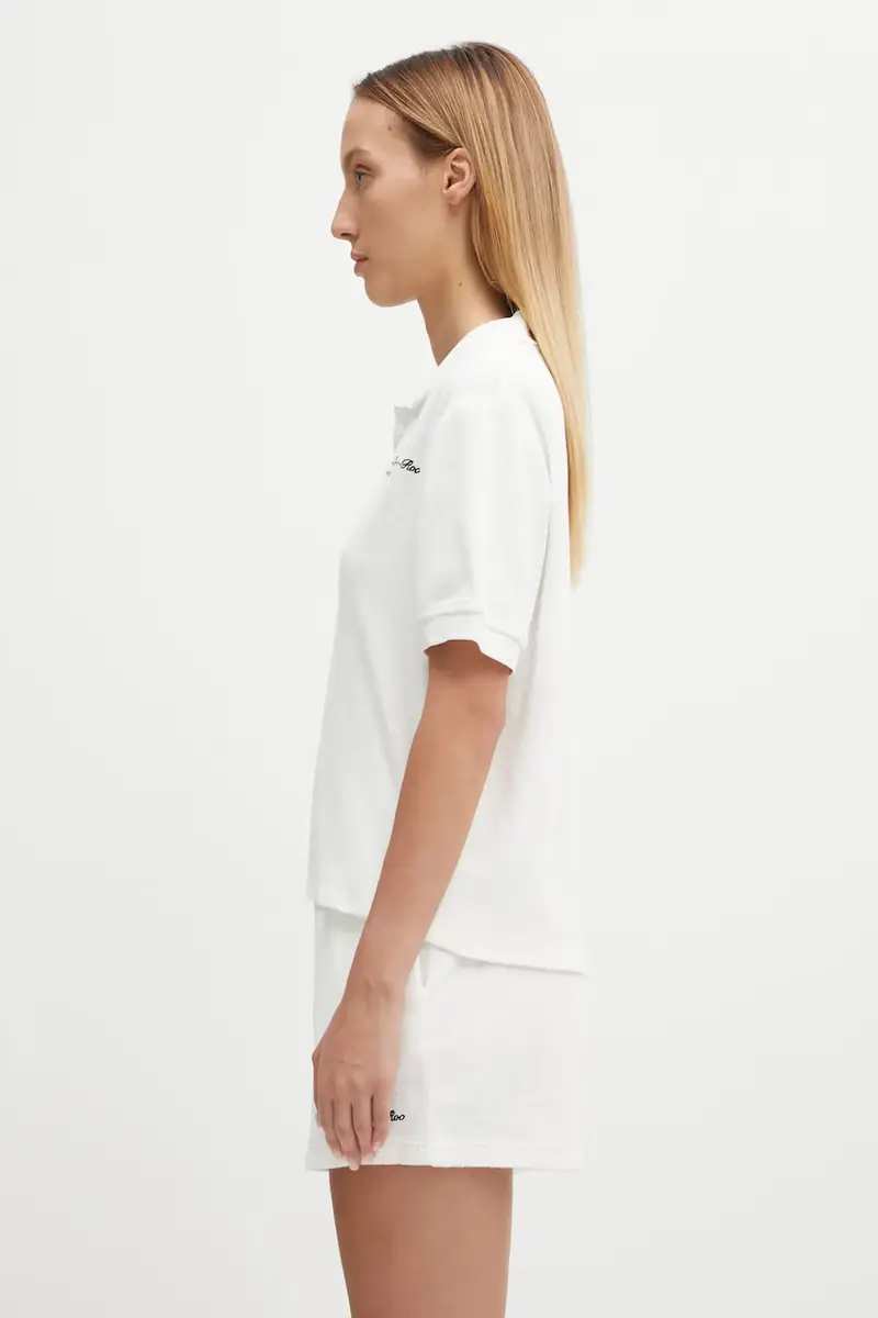 Sporty & Rich Polo Donna Bianco 3171171 miniatura 2