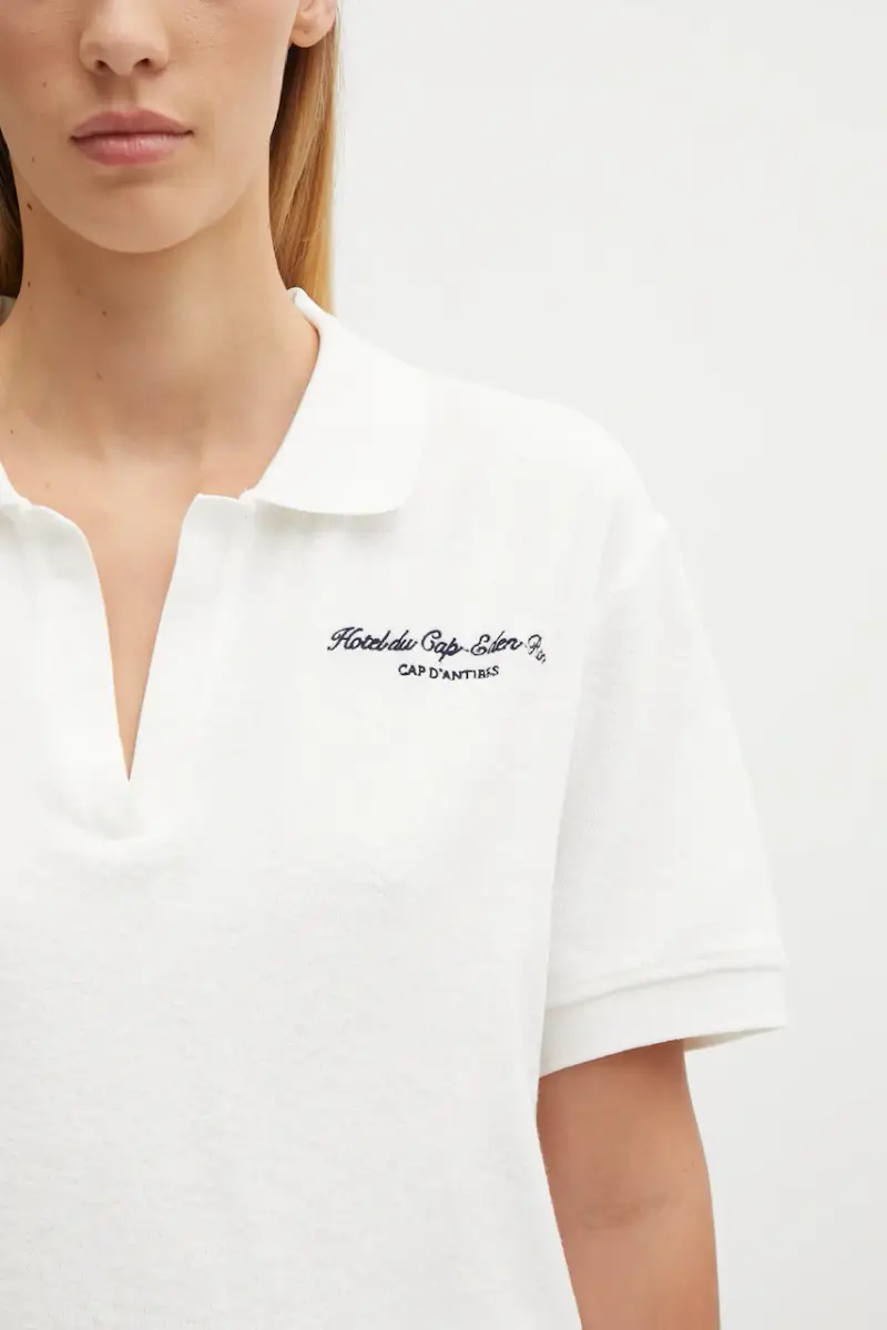 Sporty & Rich Polo Donna Bianco 3171171 miniatura 4