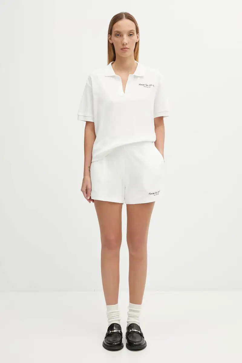 Sporty & Rich Polo Donna Bianco 3171171 miniatura 5