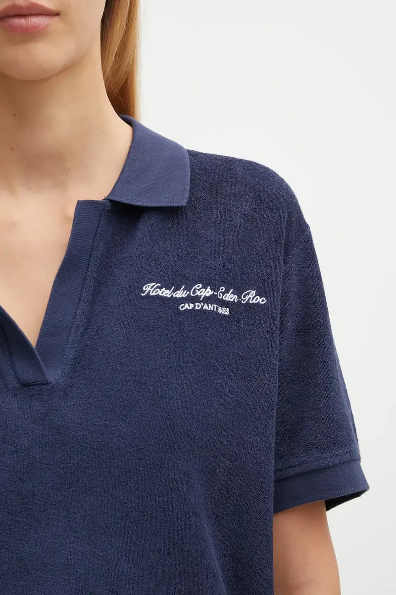 Sporty & Rich Polo Donna Blu 3171509 miniatura 4