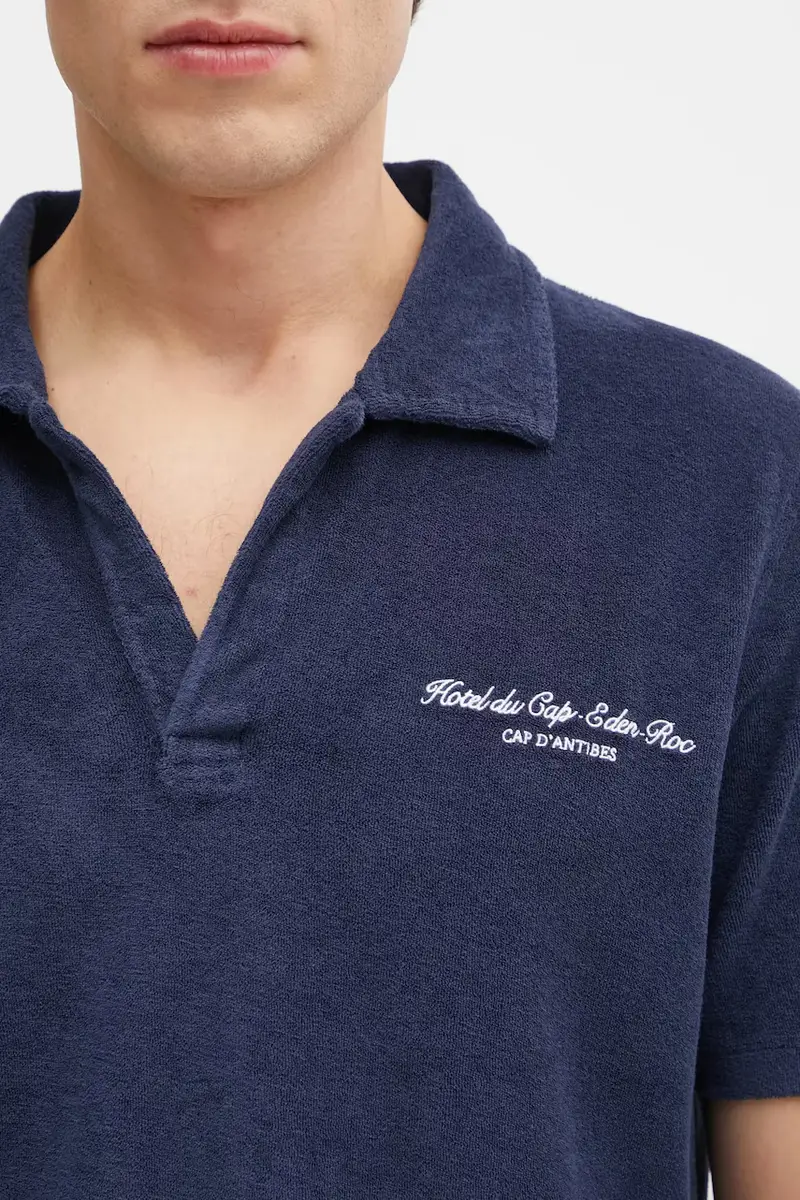 Sporty & Rich Polo Uomo Blu 3171511 miniatura 4