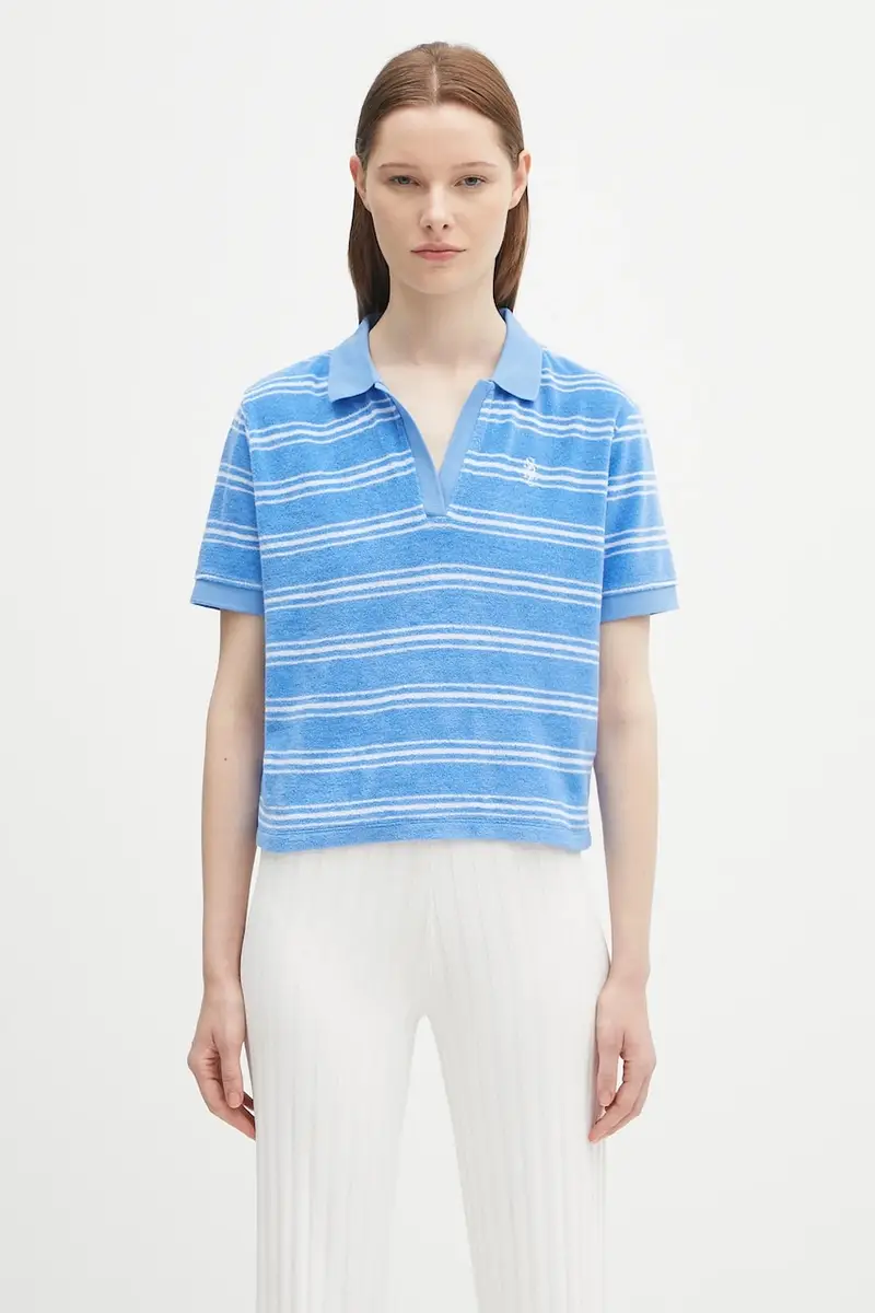 Sporty & Rich Polo Donna Blu 2246336