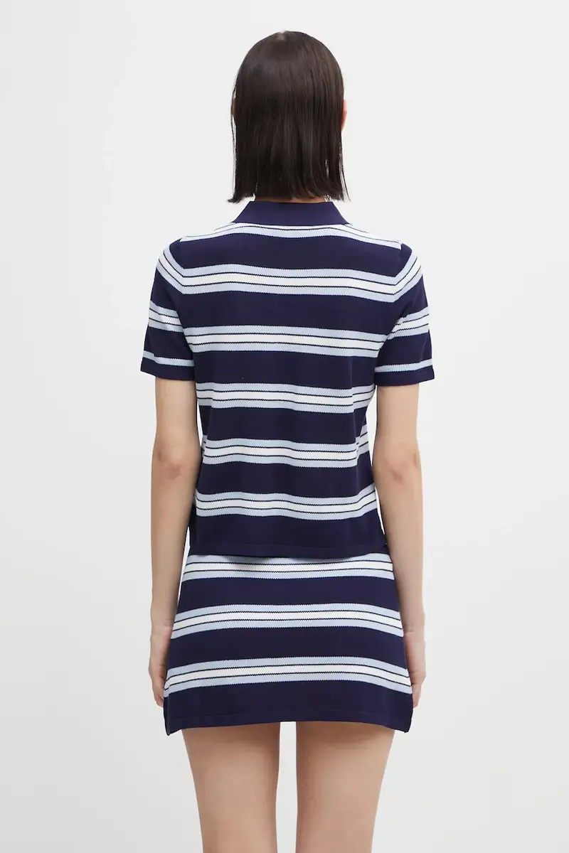 Sporty & Rich Polo Donna Blu 3171494 miniatura 3