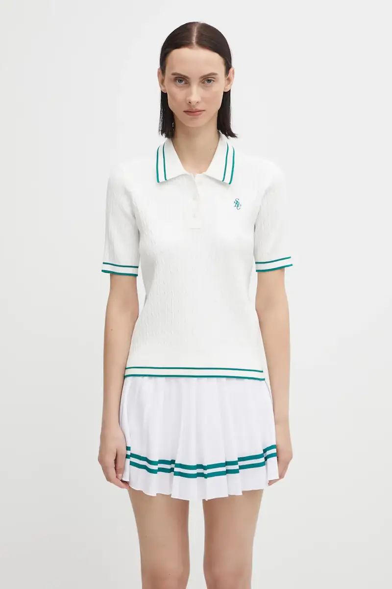 Sporty & Rich Polo Donna Bianco 3171165