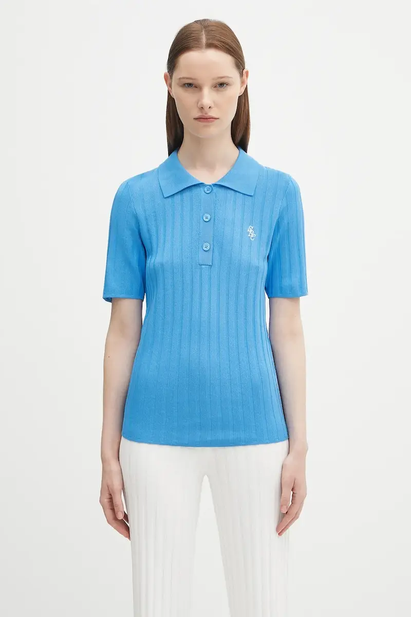 Sporty & Rich Polo Donna Blu 2246337